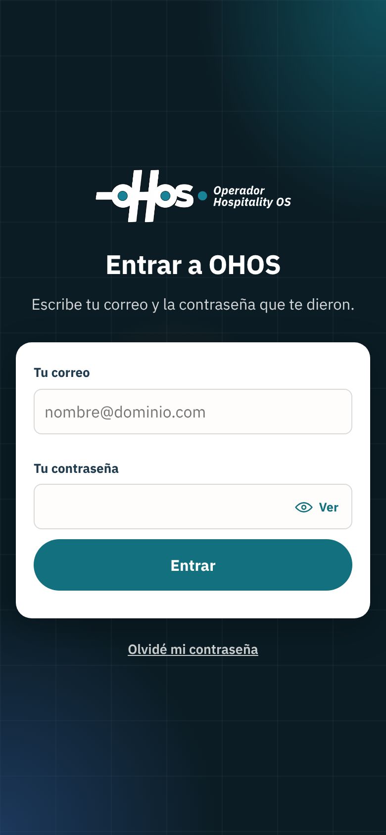 La entrada a OHOS en el teléfono.